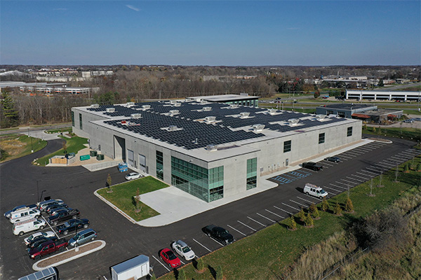 Commercial solar installation for Autocam Medical reducing energy costs and supporting sustainable manufacturing operations.